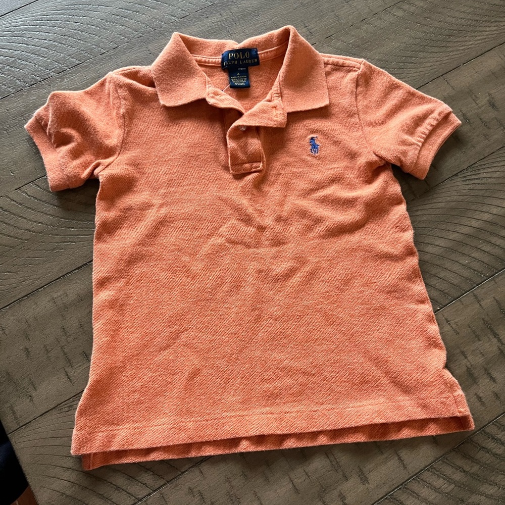 Ralph Lauren Orange Polo